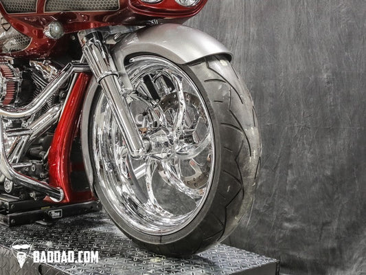 BAD DAD 21" Fat wheel 180mm Wrap Front Fender for 1997-2023 Touring
