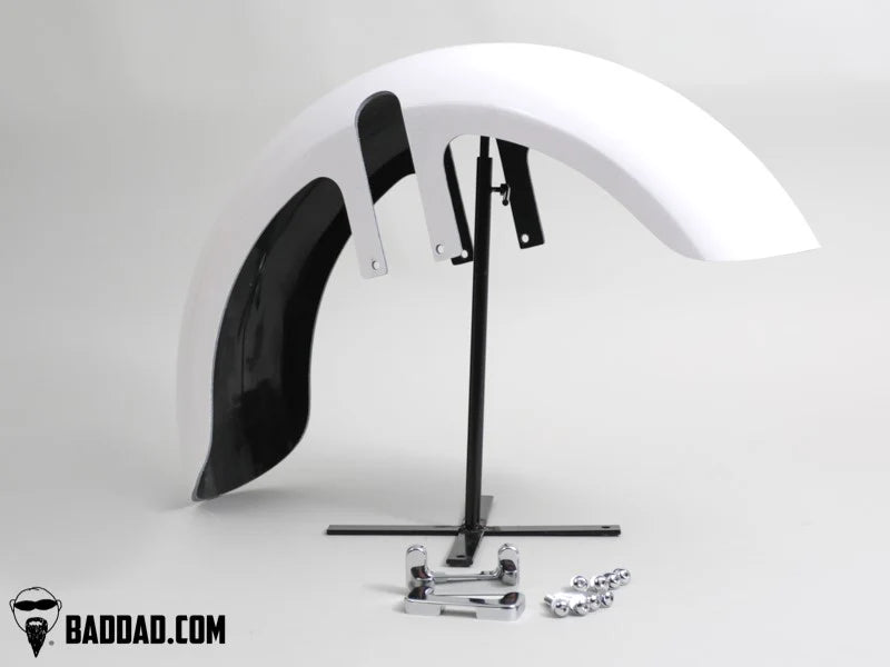 BAD DAD 21" Fat wheel 180mm Wrap Front Fender for 1997-2023 Touring