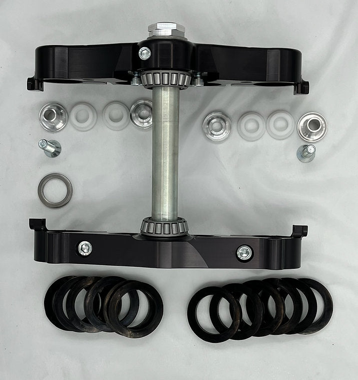 AMERICAN SUSPENSION 23" or FAT 21 wheel Triple Tree Kit for 1999-2024 Harley Davidson Touring