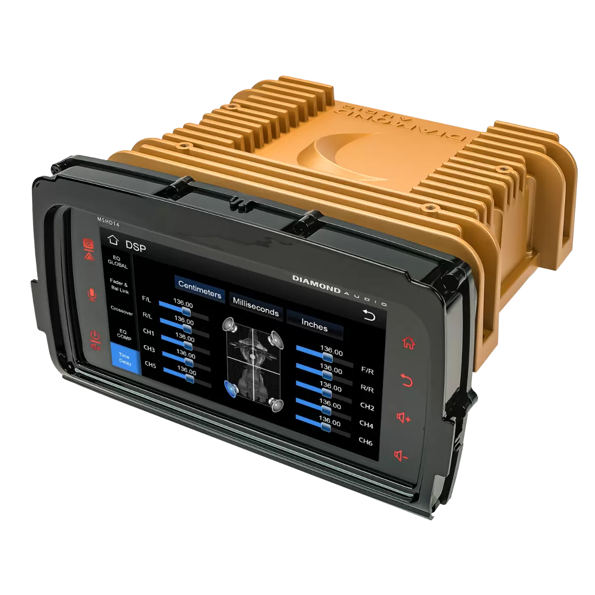DIAMOND AUDIO MSHD14 - Plug N-Play Digital Media Receiver for 2014-2023 Harley Davidson
