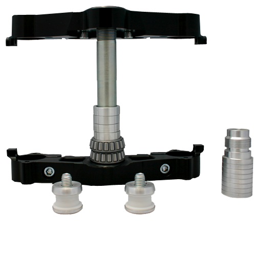 AMERICAN SUSPENSION 23" or FAT 21 wheel Triple Tree Kit for 1999-2024 Harley Davidson Touring