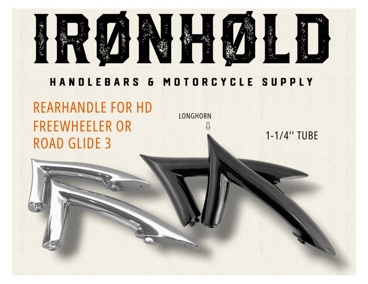 Passenger handle for Road Glide 3 and Freewheeler