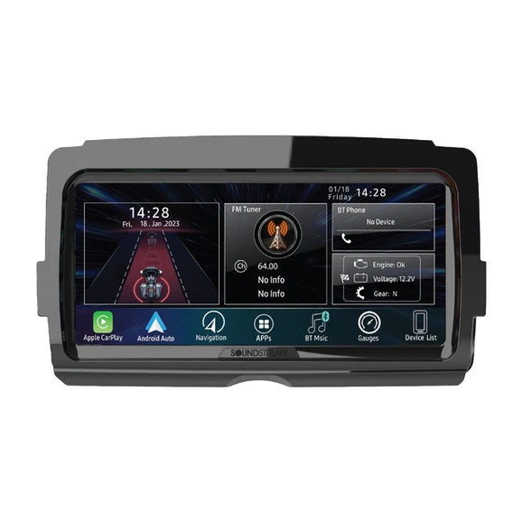 SoundStream Reserve V2 8.3” Plug & Play Head Unit with Wireless Apple CarPlay and Android Auto For 2014-2023 Harley Davidson® Touring Motorcycles