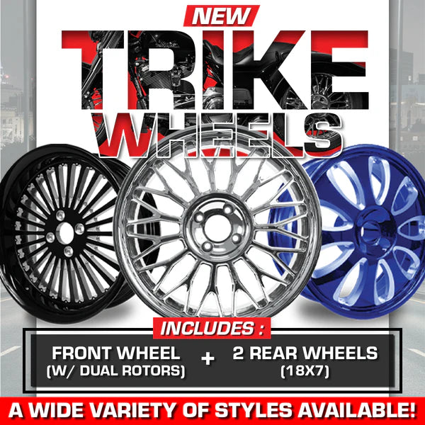 DNA Harley Trike wheel/tire/rotor package